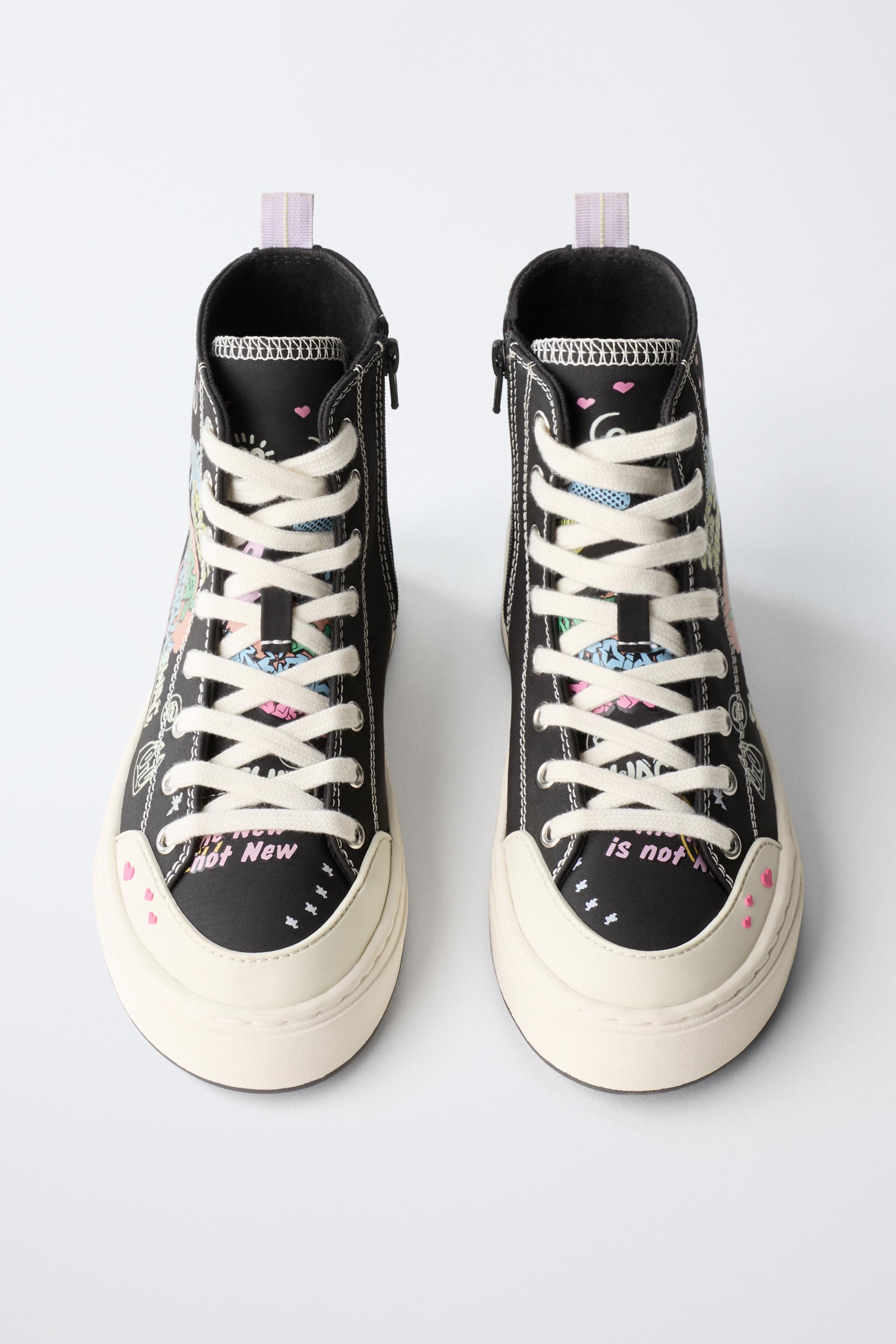 GRAFFITI HIGH TOP SNEAKERS